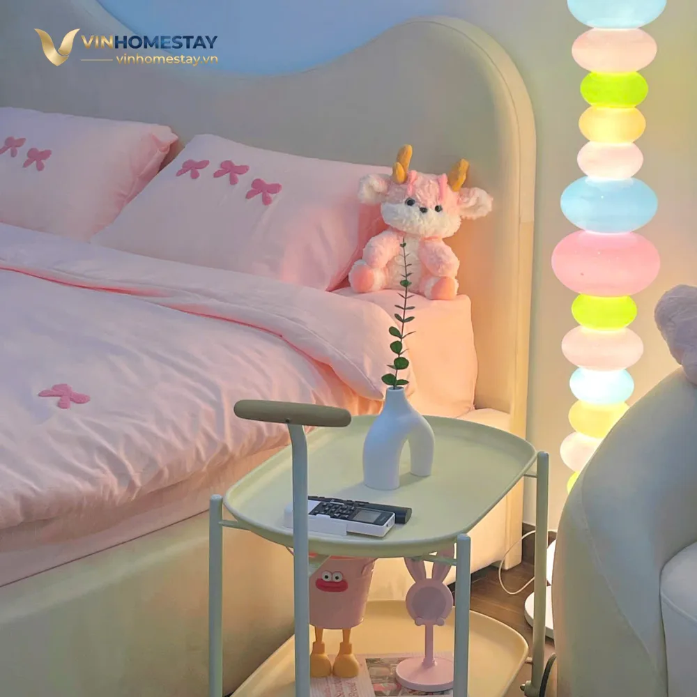 Studio Masteri tông màu hồng