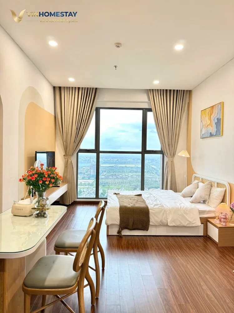 Studio trắng be thanh lịch